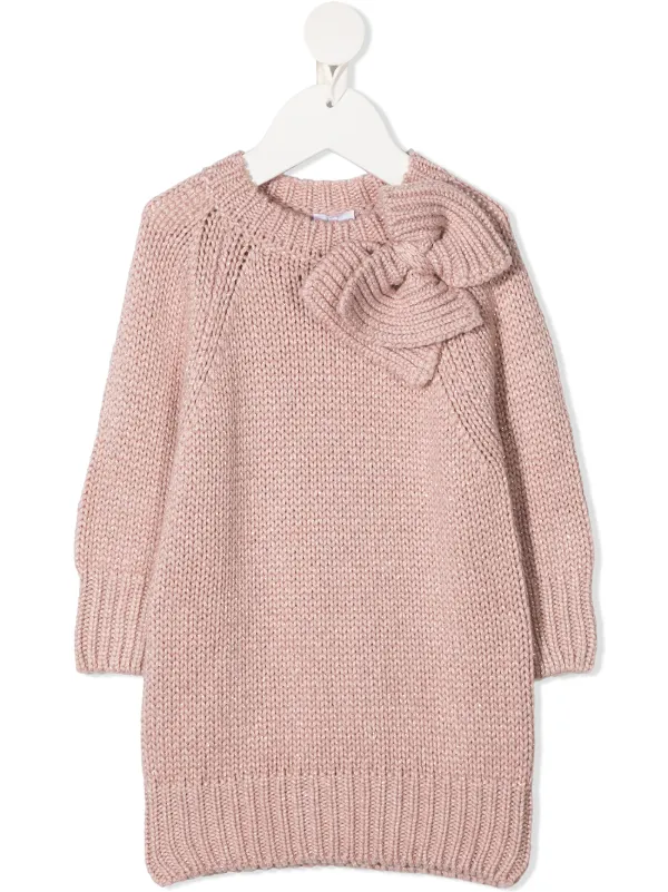 embellished sweater dress