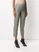 Piazza Sempione pantalones capri con estampado pied de poule