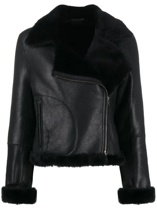 ann demeulemeester leather jacket