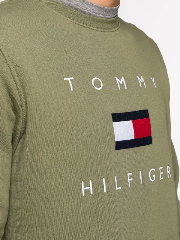 tommy hilfiger khaki jumper