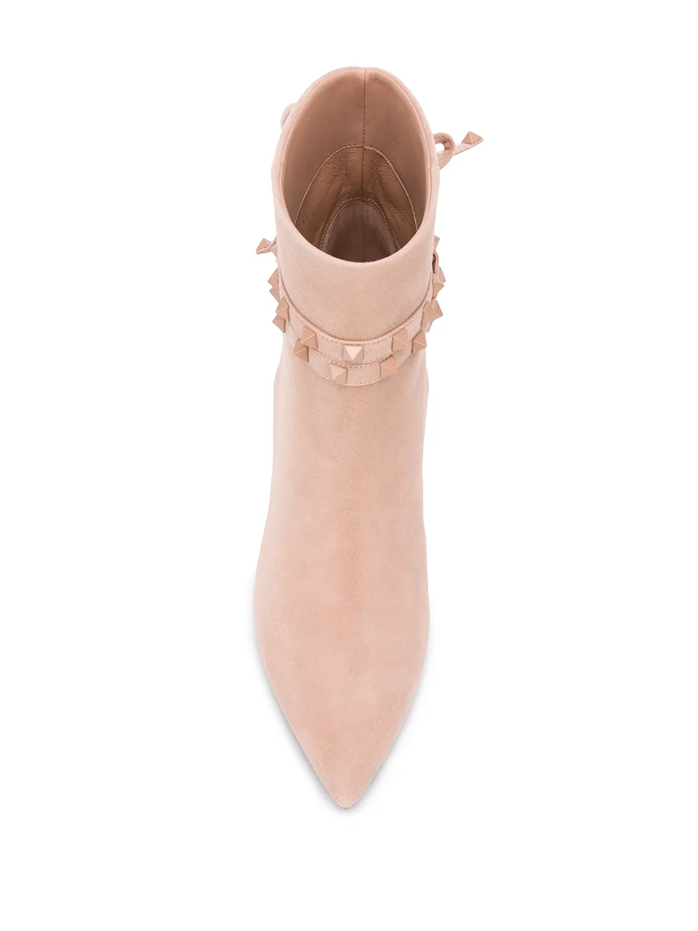 Valentino Garavani Rockstud detail ankle booties Pink