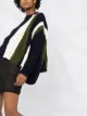 Sacai mismatch stripe jumper