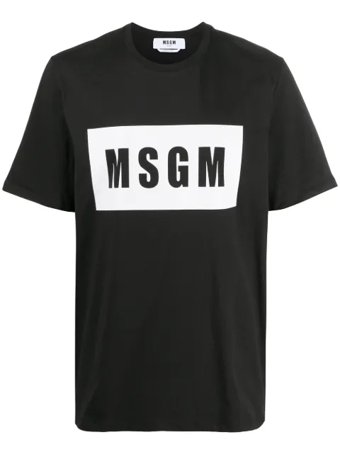 MSGM playera con logo estampado
