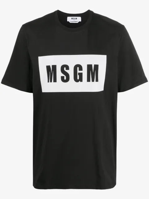 MSGM T-shirt med logotryk