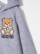 Moschino Kids mascot zip hoodie