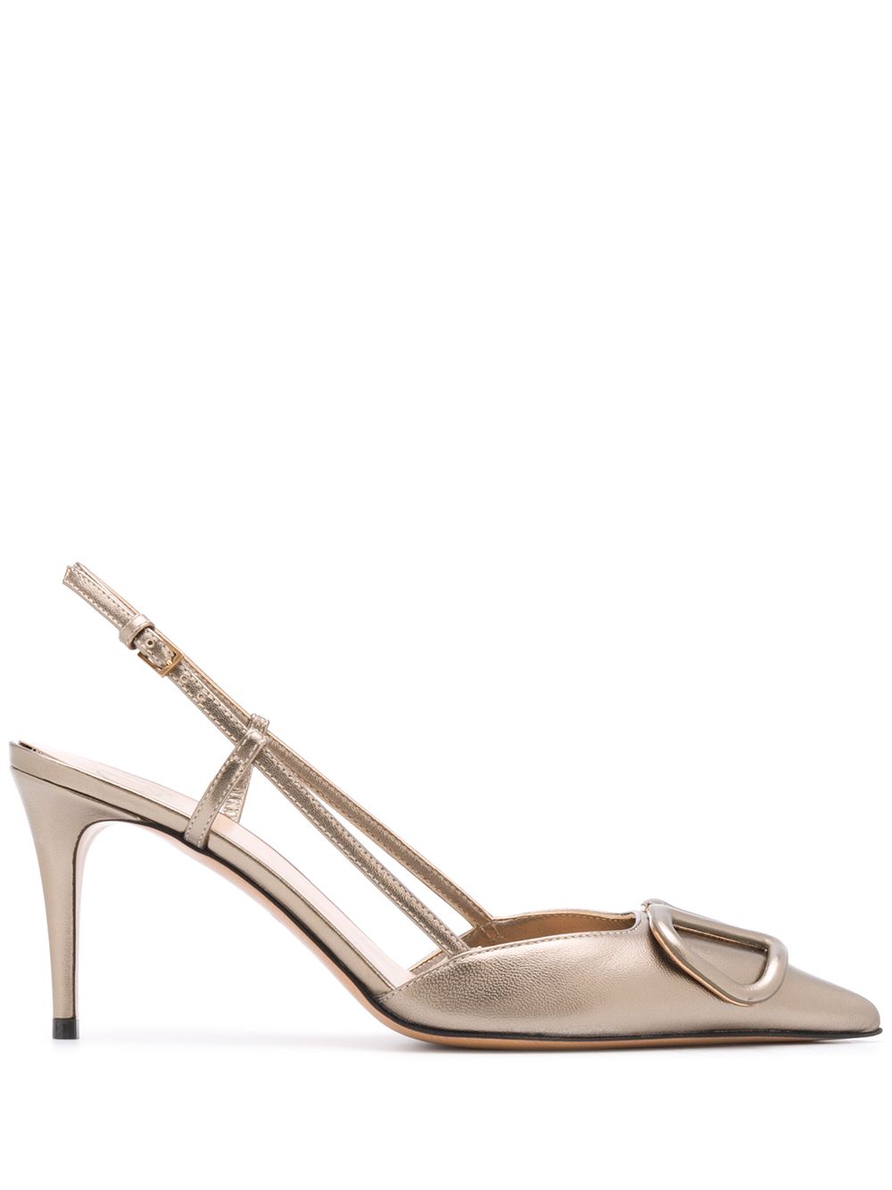 фото Valentino garavani vlogo slingback pumps