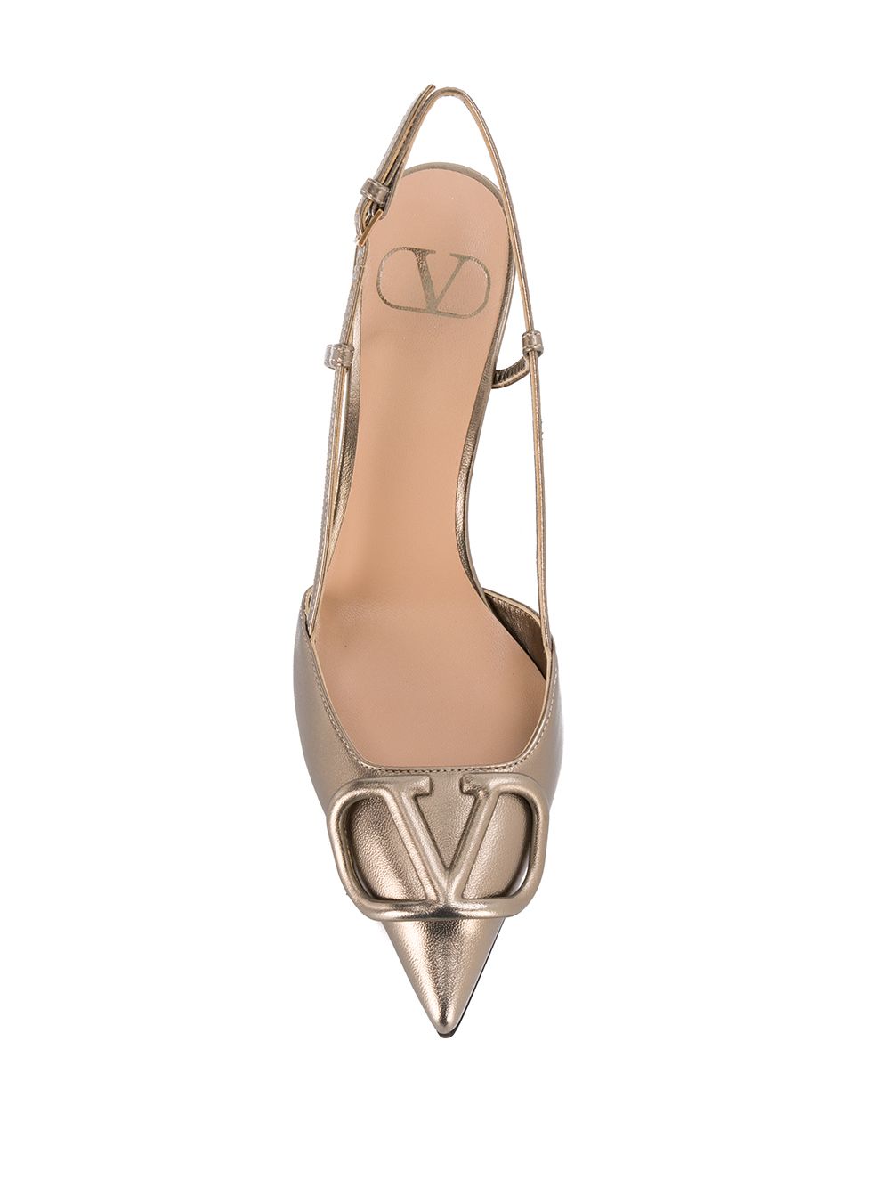 фото Valentino garavani vlogo slingback pumps