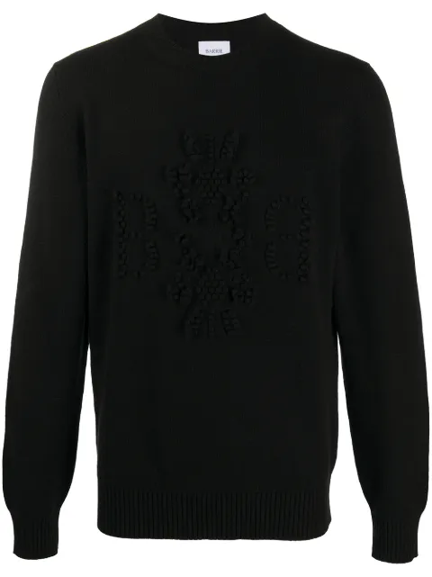 Barrie cashmere logo jumper
