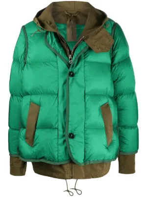 sacai down coat