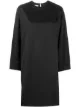 الصورة 1 من Dries Van Noten Pre-Owned فستان معتدل المقاس بحزام خلفي