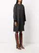 Dries Van Noten Pre-Owned فستان معتدل المقاس بحزام خلفي