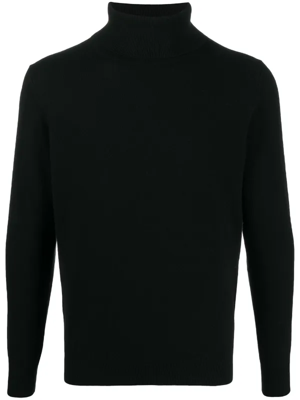 fine knit roll neck