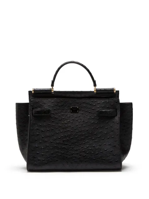 Dolce & Gabbana Bolsa tote Sicily média de couro