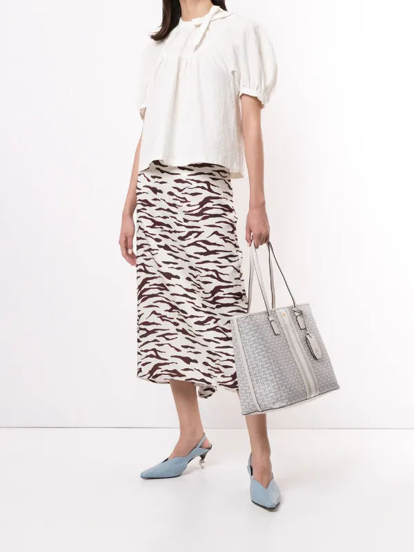tory burch gemini link tote ivory