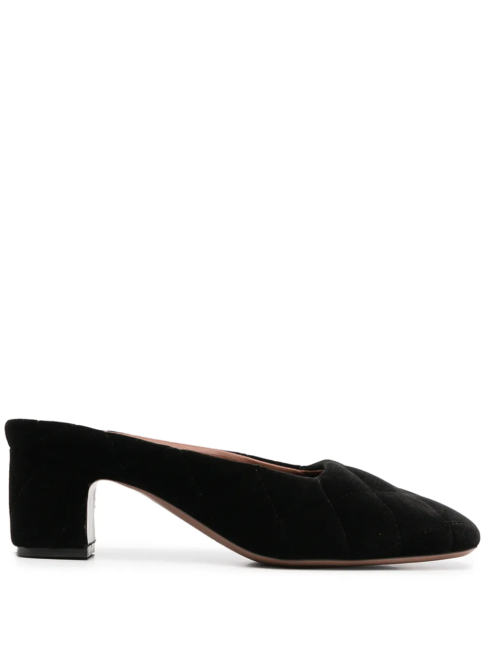 L'Autre Chose square-toe mules Black
