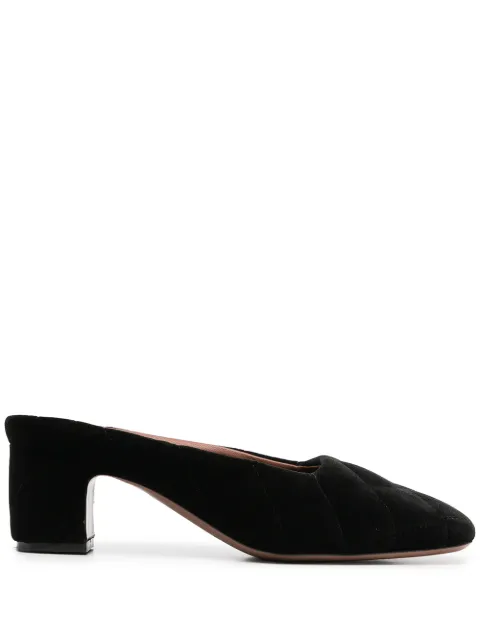 L'Autre Chose square-toe mules