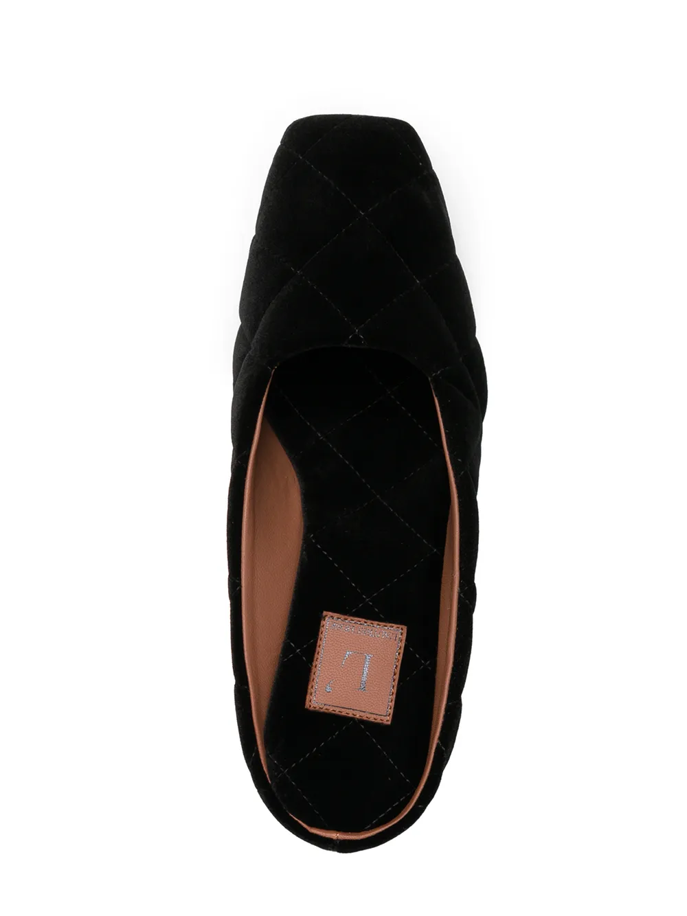 L'Autre Chose square-toe mules Black