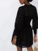 Alberta Ferretti فستان ميني بجزء منسوج
