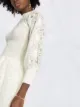 Alberta Ferretti فستان ميدي منسوج وبأكمام طويلة