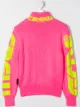 Image 2 of Gcds Kids logo-jacquard roll neck sweater