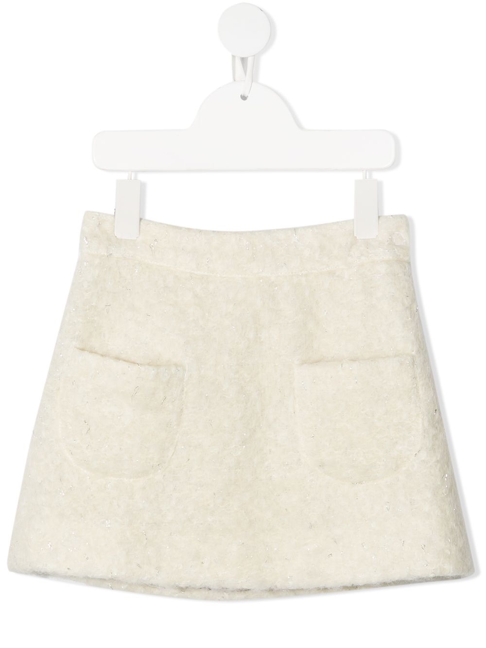 фото Caffe' d'orzo shearling mini skirt