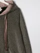 Caffe' D'orzo shimmer longline hoodie