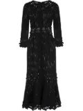 Dolce & Gabbana macrame sheath dress - Black