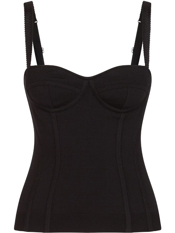 dolce and gabbana bustier top