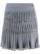 الصورة 1 من Alberta Ferretti تنورة ميني بكسرات وزينة سلسلة