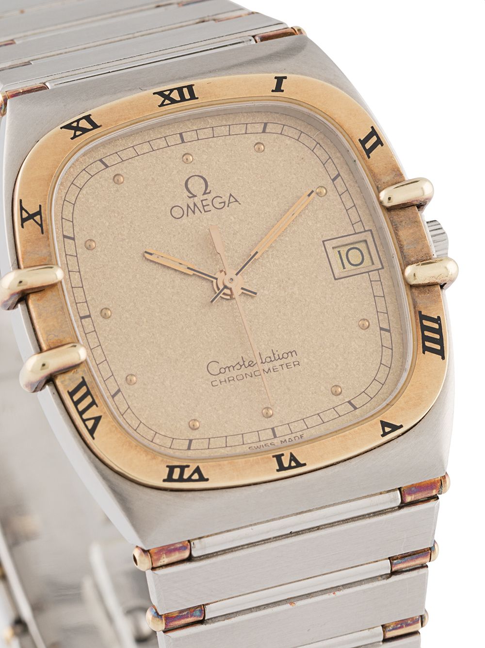 фото Omega наручные часы constellation date pre-owned 29 мм