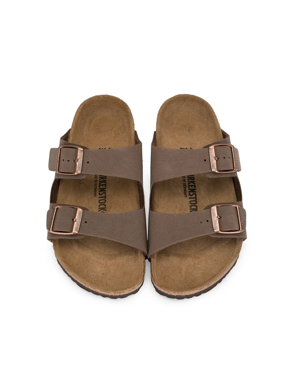 Shop Birkenstock Double Strap Sandals In Brown