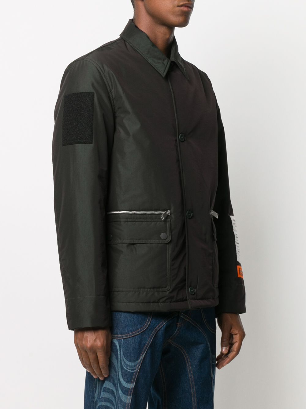 фото Heron preston long-sleeve rain jacket