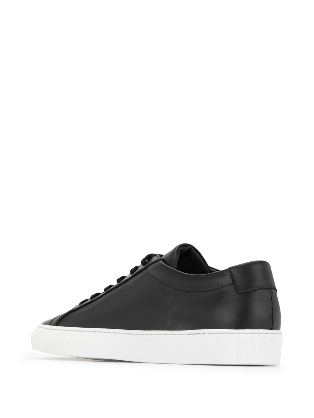 Shop Common Projects Low-top Leather Sneakers In Black