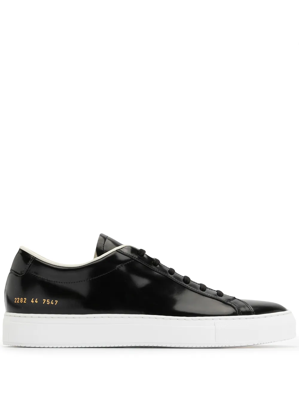 

Common Projects low-top leather trainers - Black