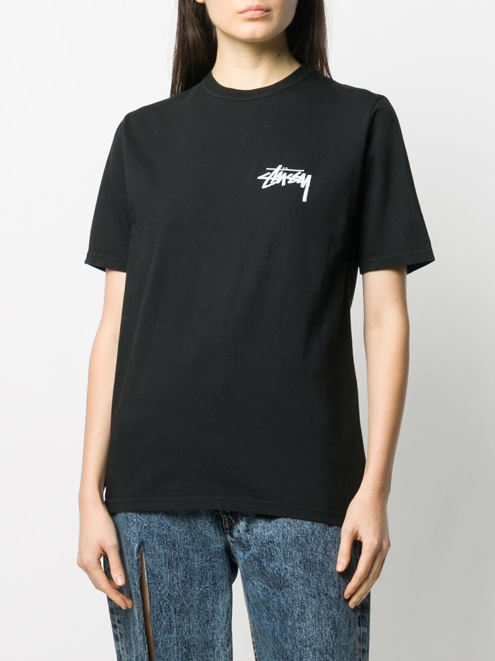 фото Stussy футболка с короткими рукавами и логотипом