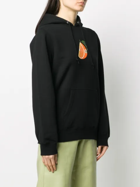 stussy orange sweatshirt