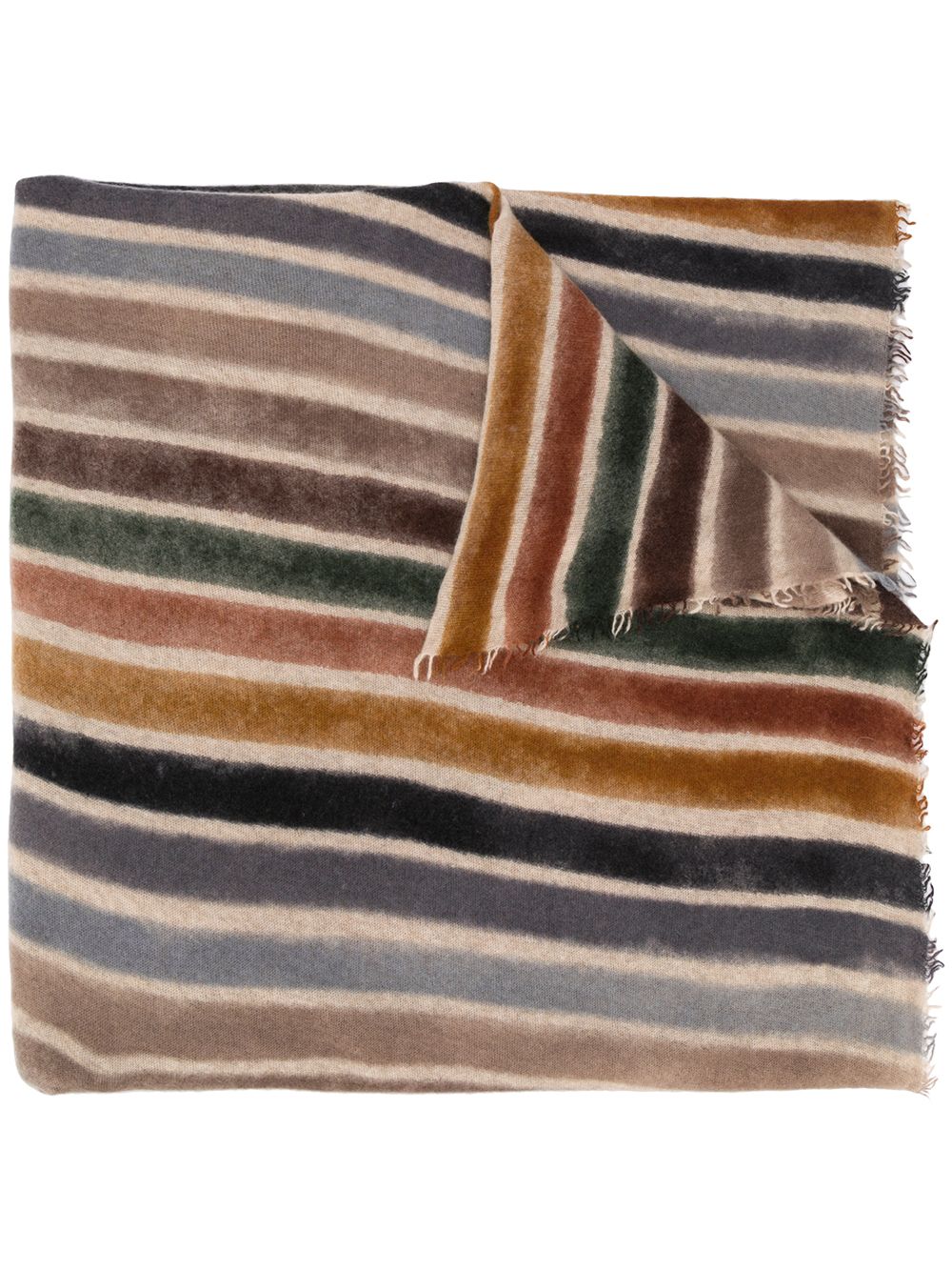 фото Faliero sarti stripe pattern scarf