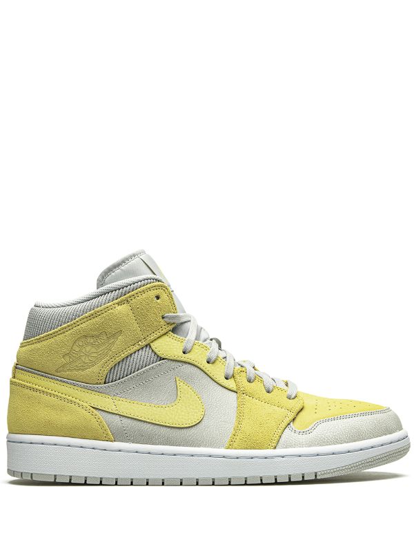 yellow and grey jordan 1