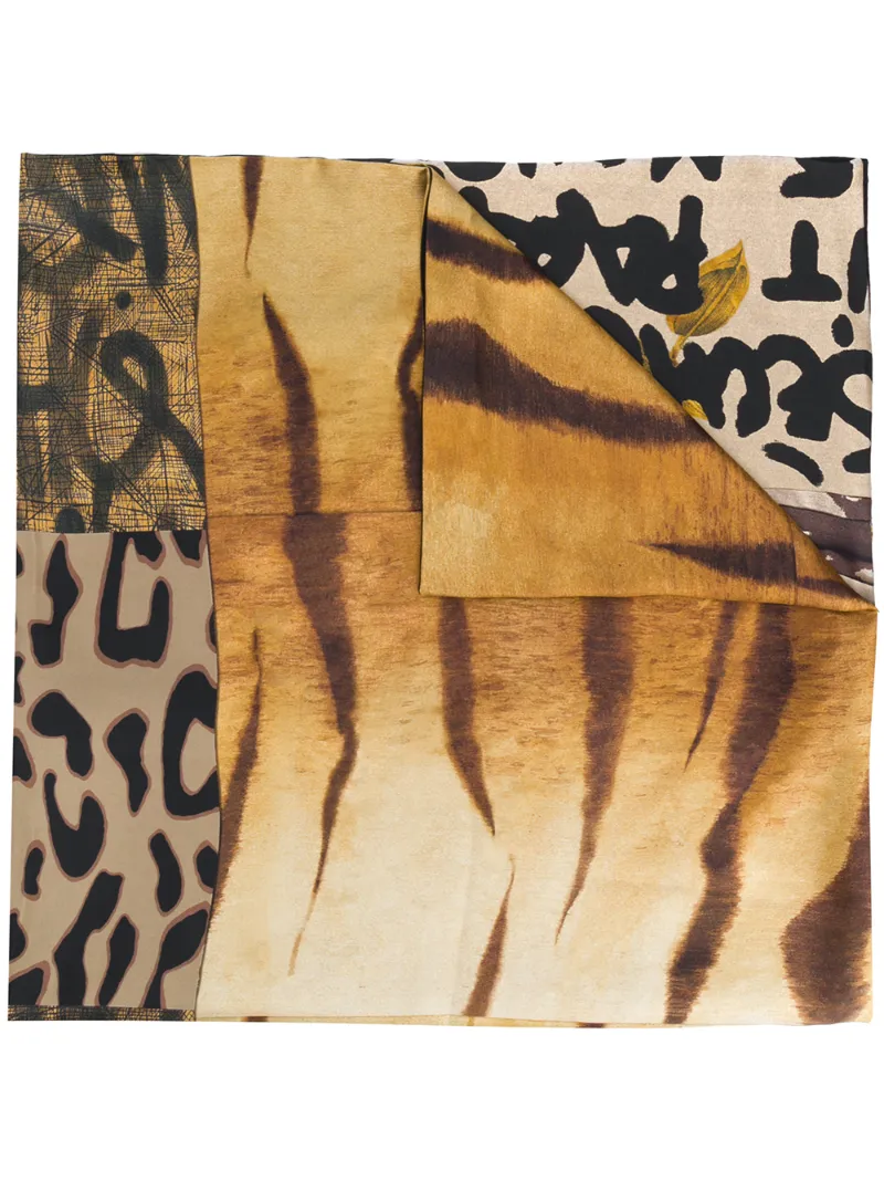 PIERRE-LOUIS MASCIA MIX-PRINT SCARF