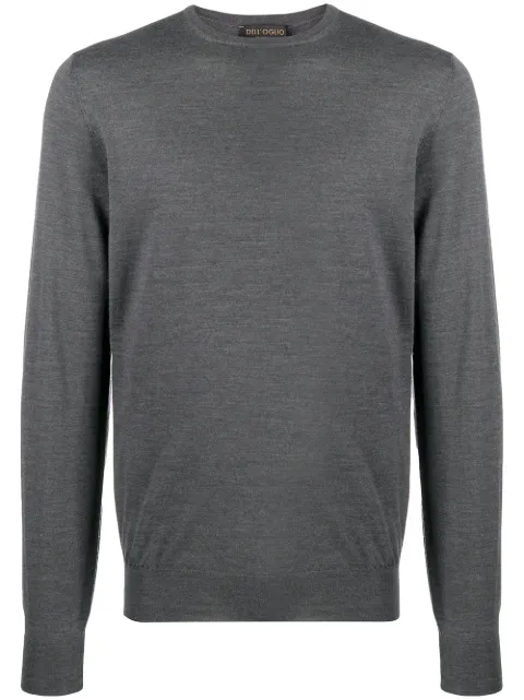 Dell'oglio long sleeve ribbed knit jumper