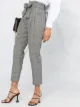 LIU JO pantalones a cuadros príncipe de Gales