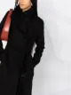 LIU JO fringed wrap coat