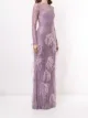 Rachel Gilbert Petunia sequin-embellished gown
