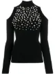 Image 1 of LIU JO studded cut-out jumper