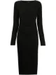 Image 1 of LIU JO button-detail ruched midi dress