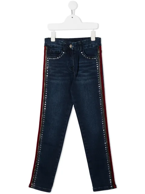 Monnalisa jean skinny à ornements