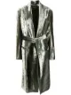 Image 1 of Ann Demeulemeester belted velvet coat