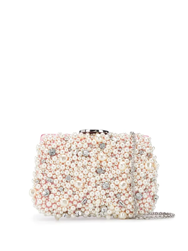 pearl clutch bag