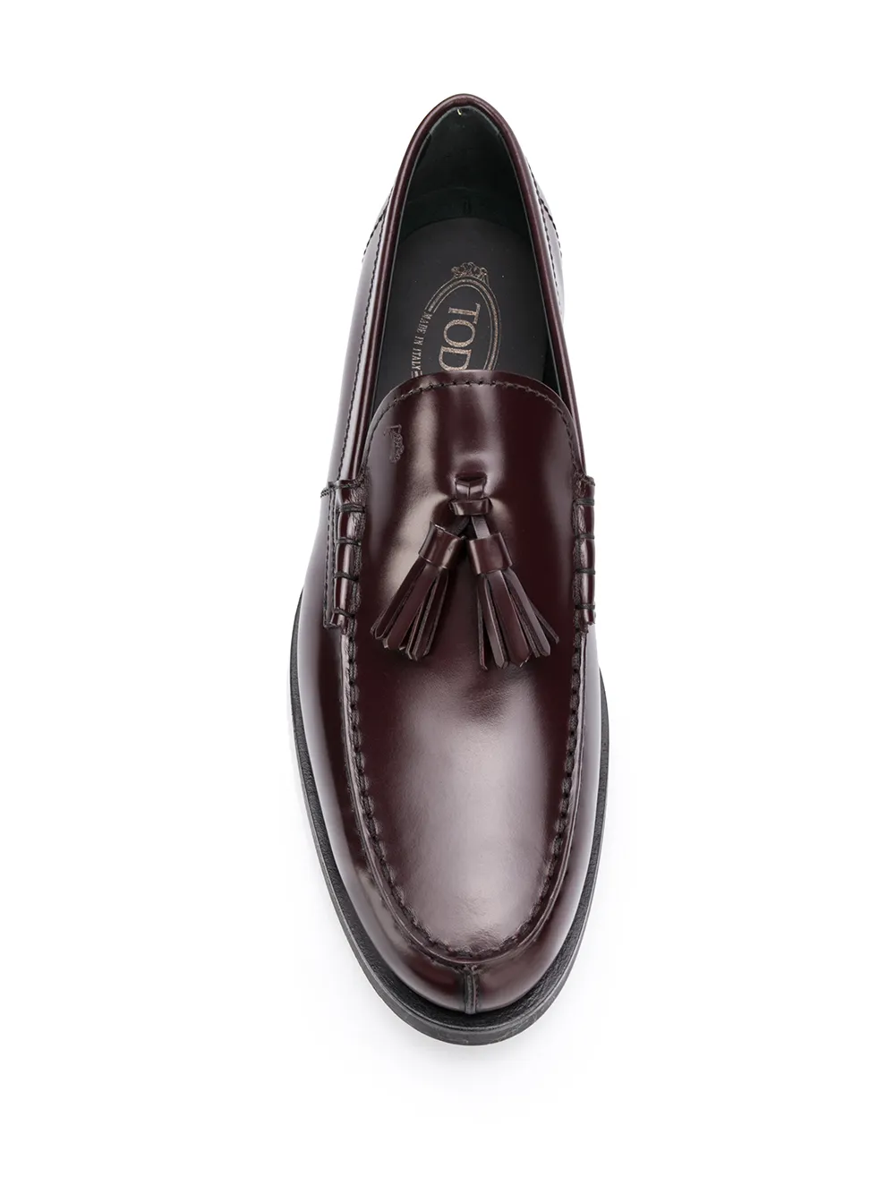 Tod's tassel loafers Red