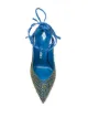 The Attico crystal-embellished pumps
